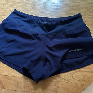 Brooks Running shorts.